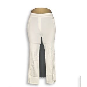 Isaac Mizrahi Live! Women's Petite Pants 0P 24/7 Stretch Ankle White A286113